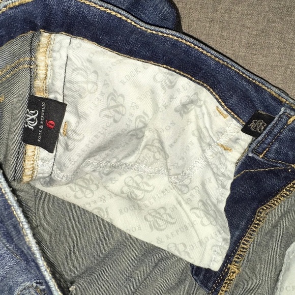 Rock & Republic embellished Jeans side stripes size 6 Berlin rn 130273 - Picture 12 of 16